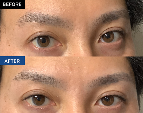 アーチ眉のスタイル画像